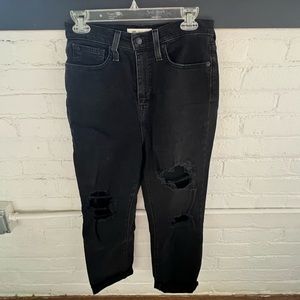Madewell Momjean Distressed